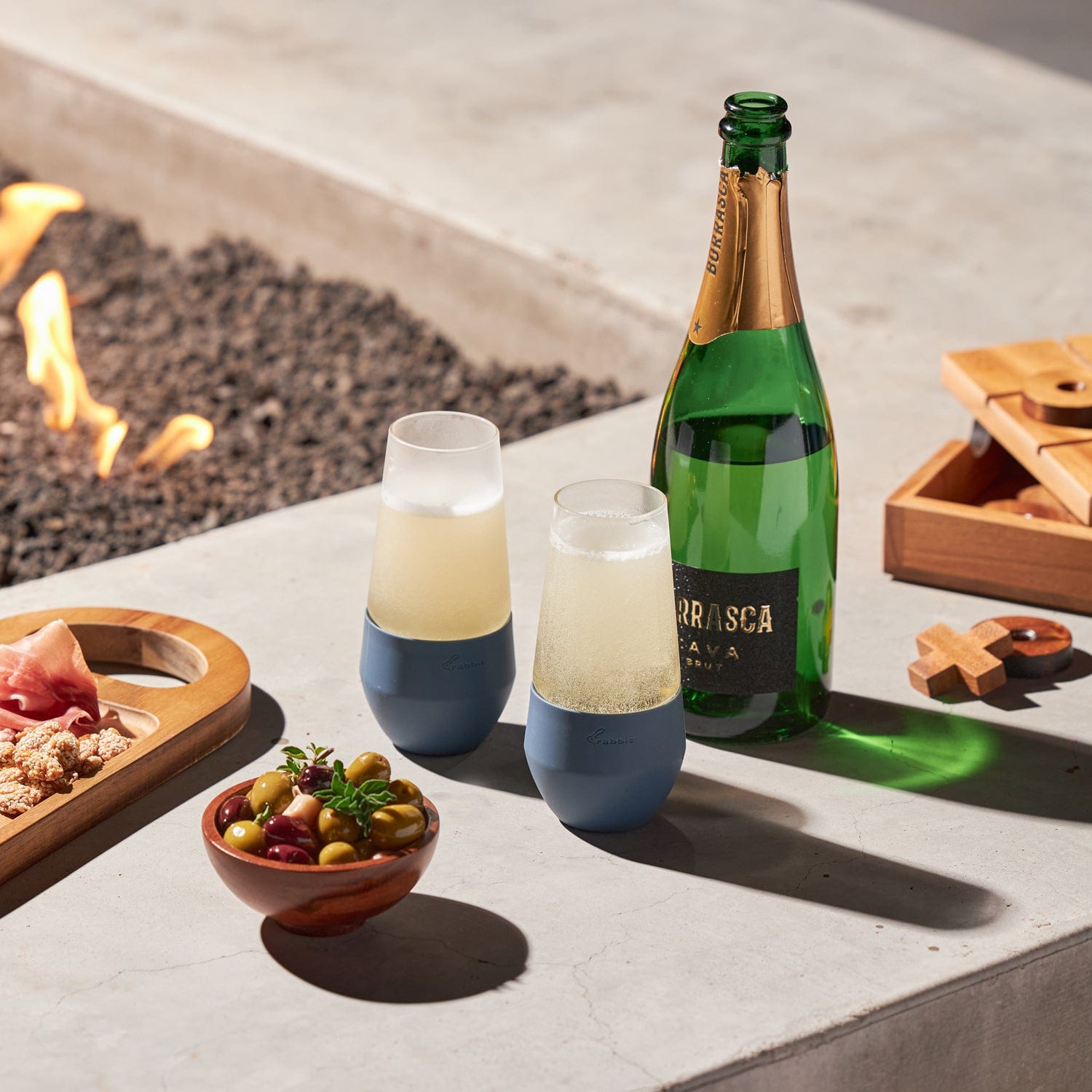 Freezable Champagne Glasses