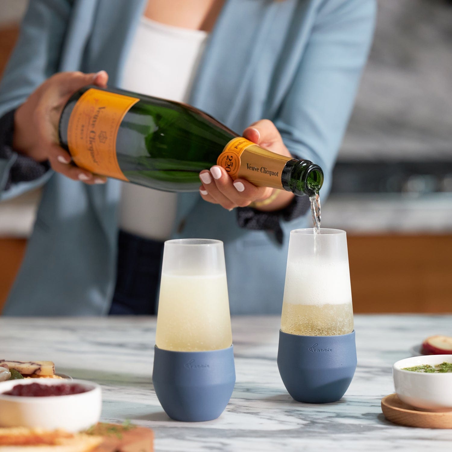 Freezable Champagne Glasses