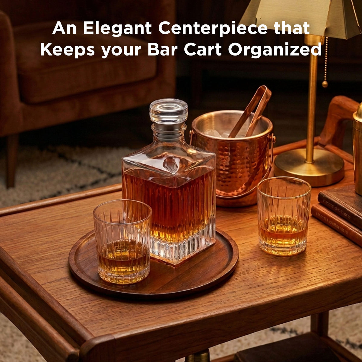 4-Piece Whiskey Decanter Set
