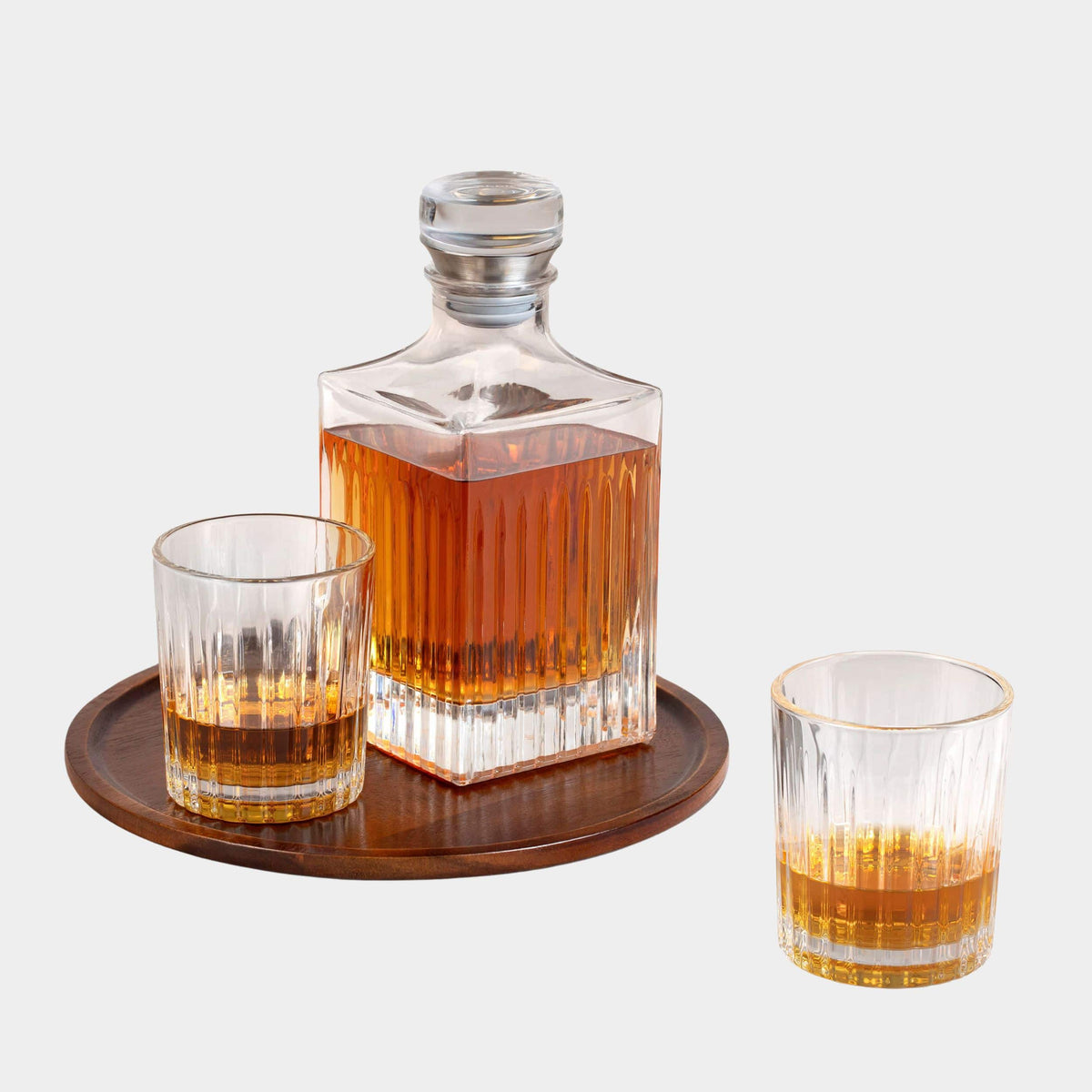 4-Piece Whiskey Decanter Set