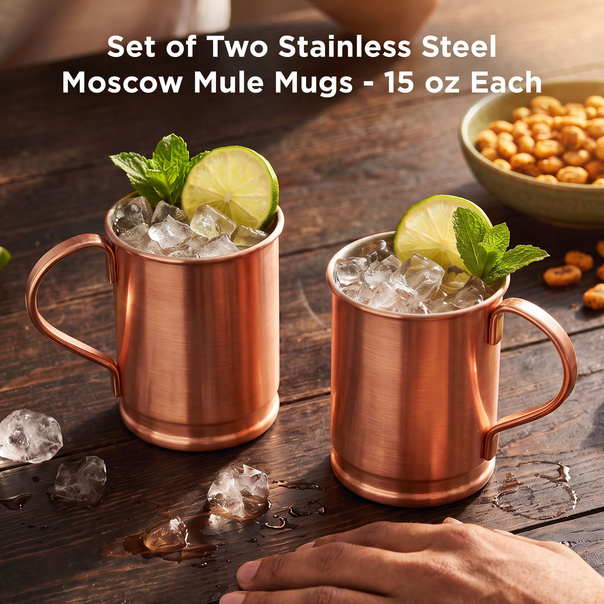 5-Piece Moscow Mule Cocktail Set