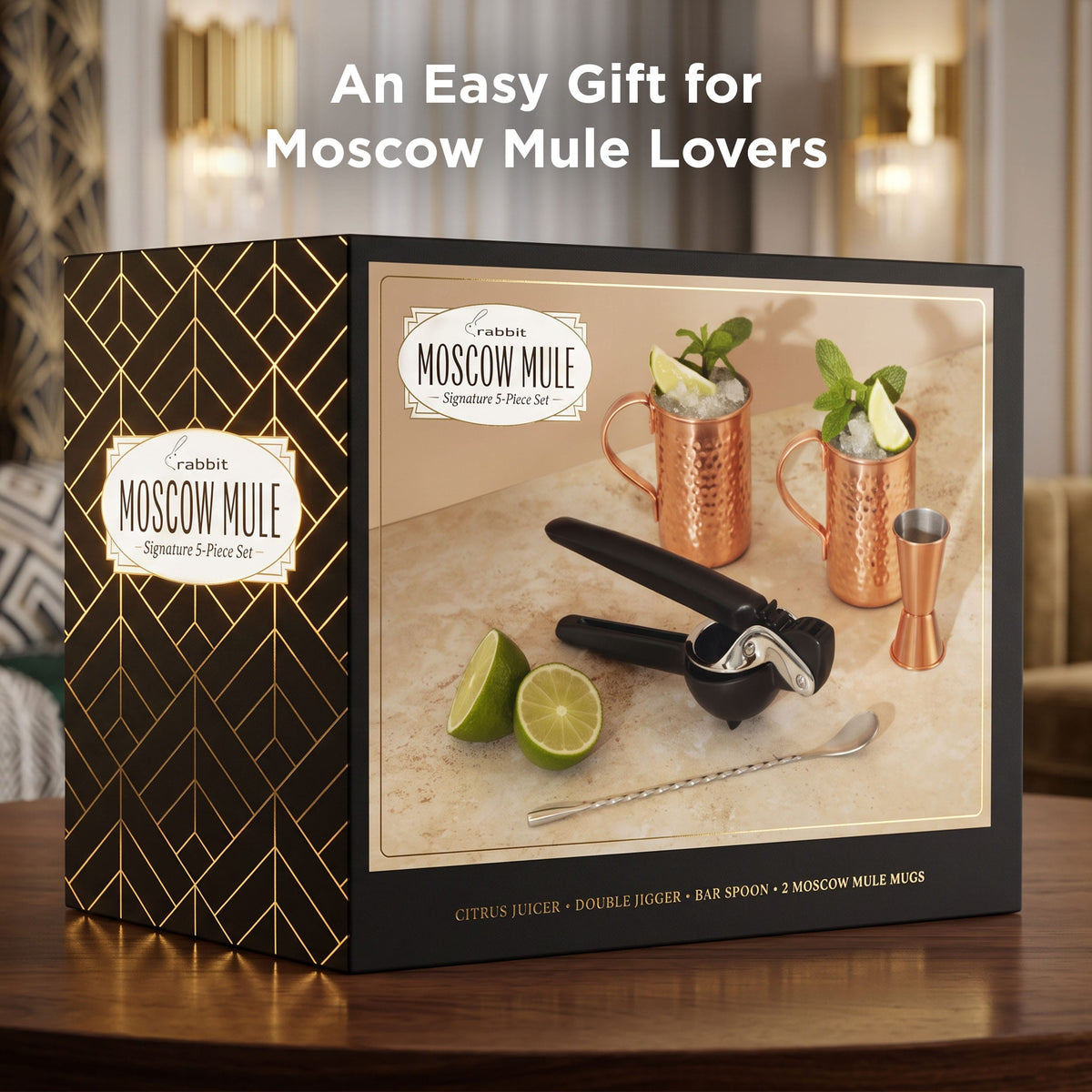 5-Piece Moscow Mule Cocktail Set