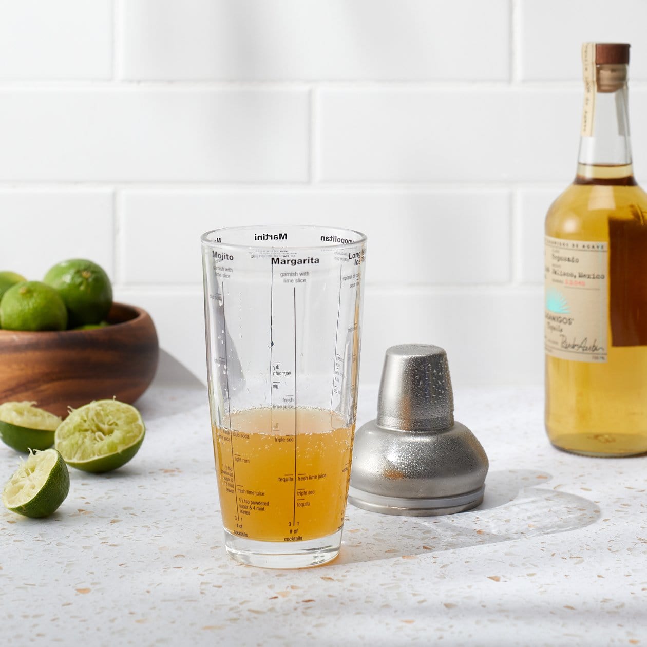 24oz Glass Cocktail Shaker