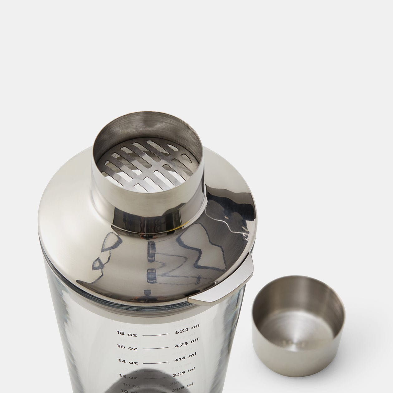 18 oz Glass Cocktail Shaker