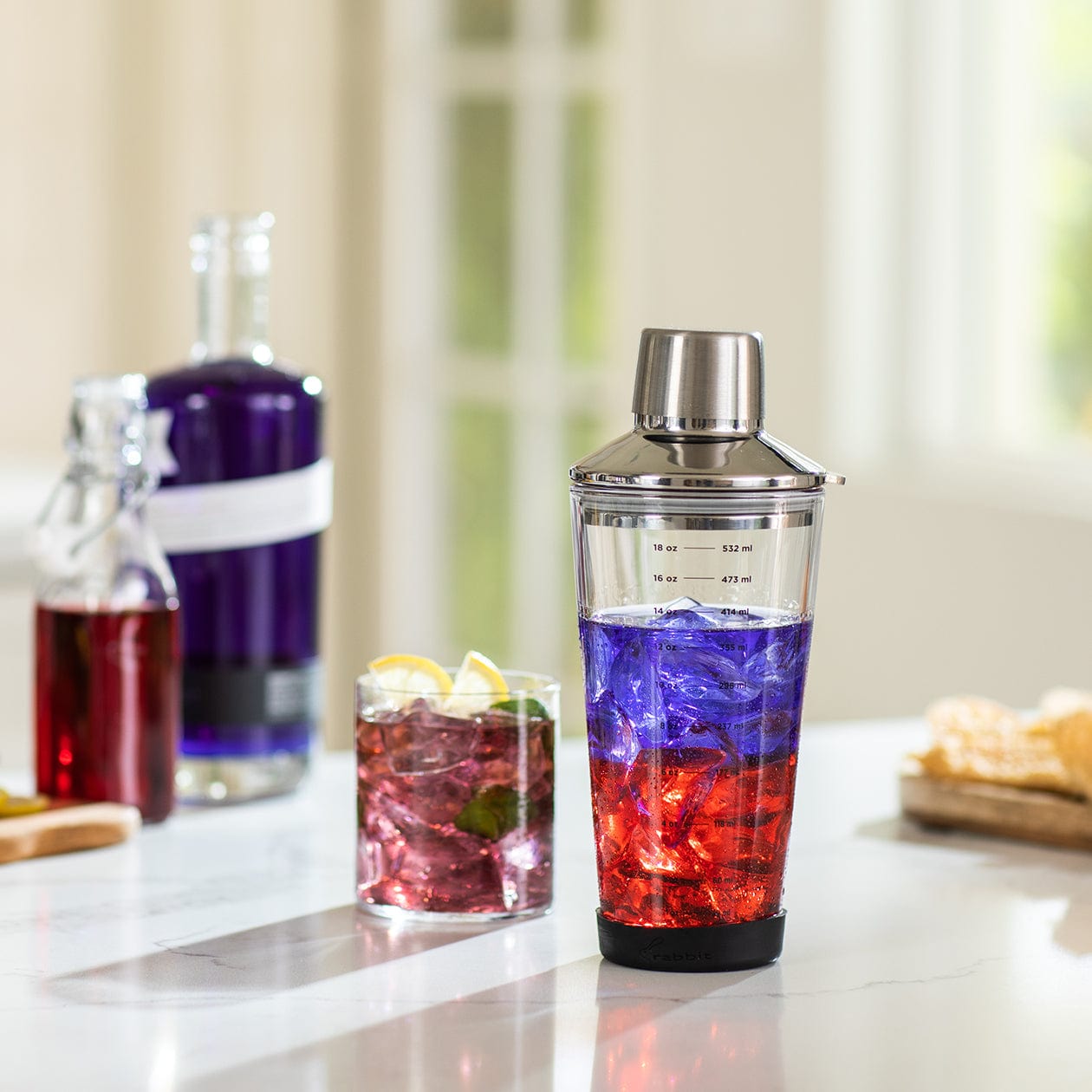 18 oz Glass Cocktail Shaker